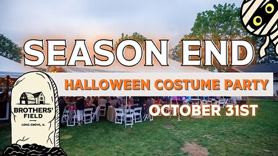 Season End Party & Halloween Costume Party!